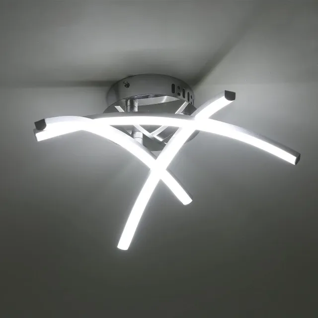 Haobosic Plafondlamp - 43cm - Medium - 21W - LED - Vorkvormige - 6500K - Koel Wit Licht