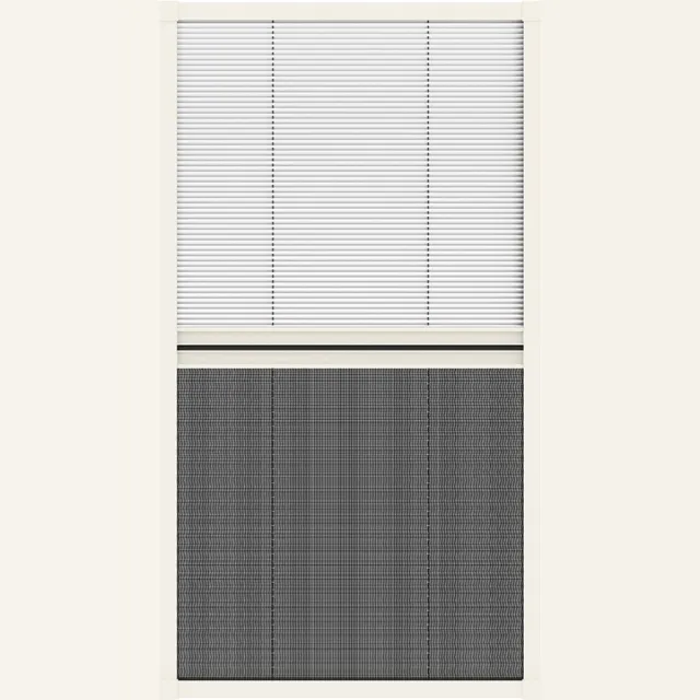 Livn Duoplisse Raamhor Plus 134x160cm Wit - Hor en verduistering in één voor dakramen - Eenvoudig op maat te maken - Voor een maximale opening van 129x160 cm