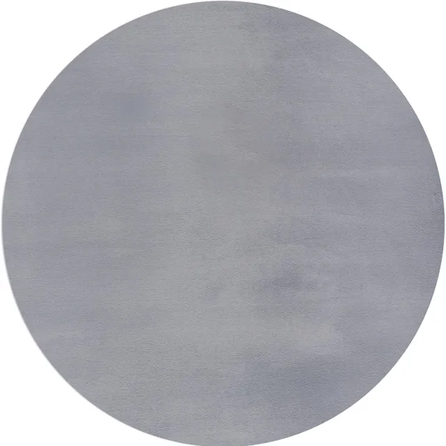 the carpet Cosy Vloerkleed in Bontlook – Super zacht, wasmachinebestendig, Öko-Tex Standard 100, Perfect voor Woonkamer & Slaapkamer – Grijs – rond 120 cm