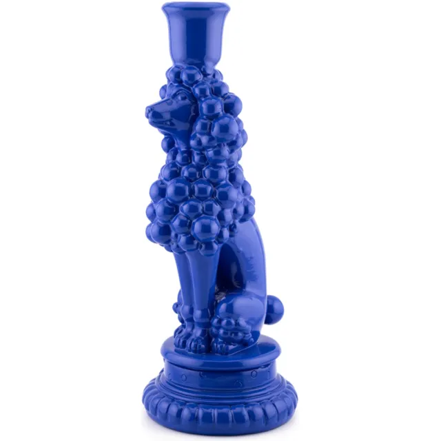 homebound by ky Kaarsenstandaard Fifi poedel blauw wb