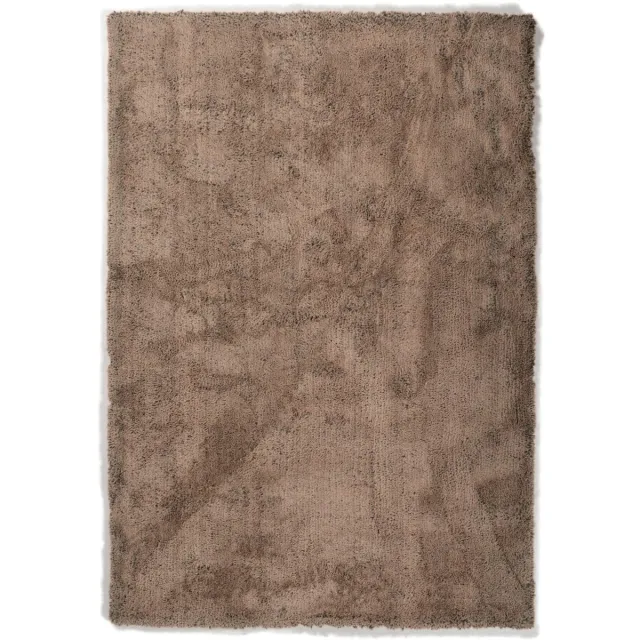 DÉJA Living Vloerkleed 160x230cm - Laagpolig Bruin Stof - Genor