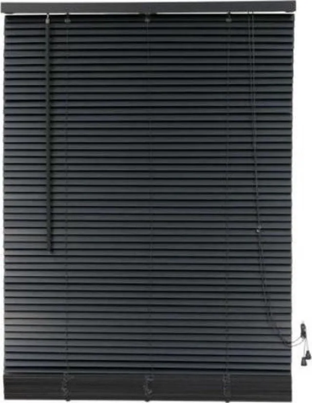 Intensions Jaloezie - Hout - 25mm - Uni Donkergrijs -110x175cm - FSC