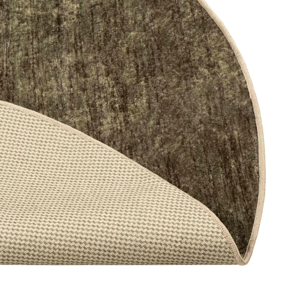 vidaXL Vloerkleedloper MARSA Bosgroen 120 x 120 cm Polyester en PVC, foto 4