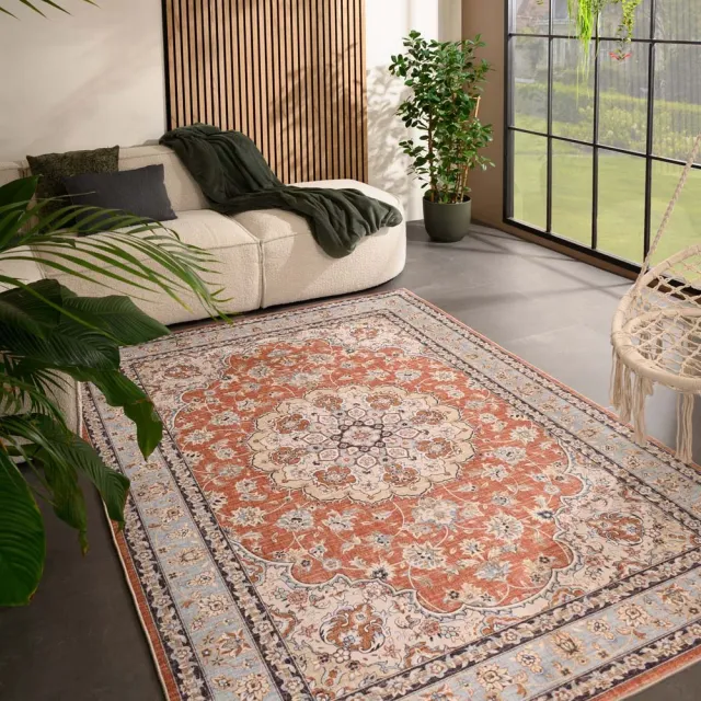 Heritaged Valenca Nova buitenkleed, 80x150 cm terracotta