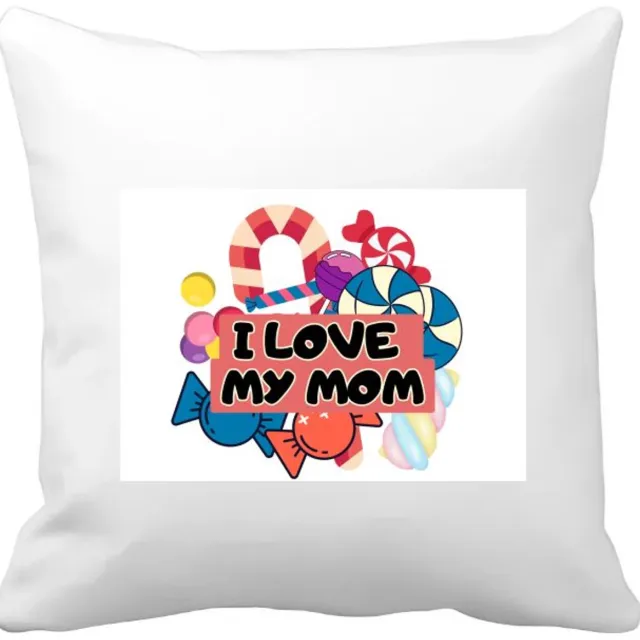 Akyol mama cadeau - Kussen hoes - Moeder - moeders - cadeautje - met opdruk - verjaardag - moederdag - mama cadeautjes - moederdag cadeau - verjaardag - liefste mama - leuk kado om te geven - 40 bij 40 cm Multicolor