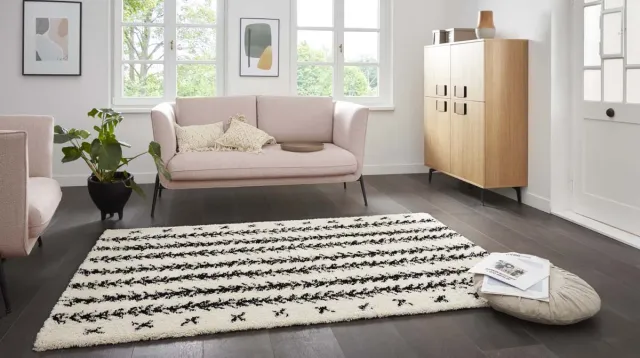TrueWeave Zigzag vloerkleed - Moss crème 80x150