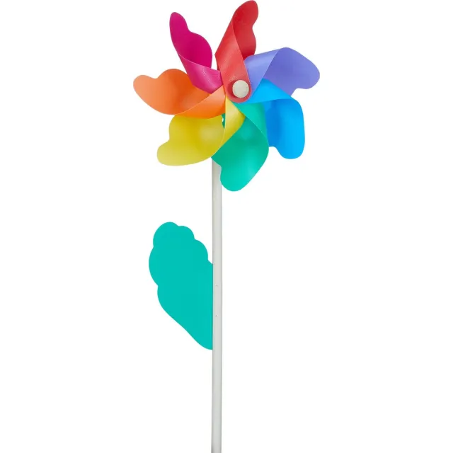 Cepewa Windmolen tuin/strand - Speelgoed - Multi kleuren - 48 cm - Windwijzer