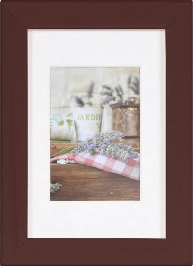 Henzo Fotolijst - Henzo - Jardin - Fotomaat 10x15 cm - Donkerbruin