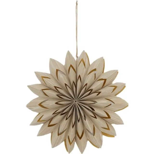 DKNC Kerstster 'Paper Beige' | 30cm