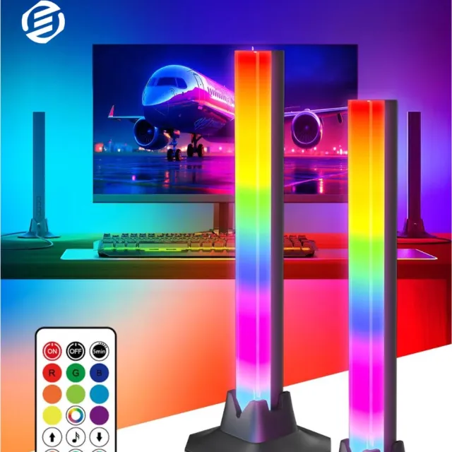 Equivera Monitor Lightbar - Monitor Light Bar - Monitor Lamp - Monitor Bar - Laptop Lamp - PC Lamp - Dimbaar - Thuiswerken, Kantoor, Gamen Zwart