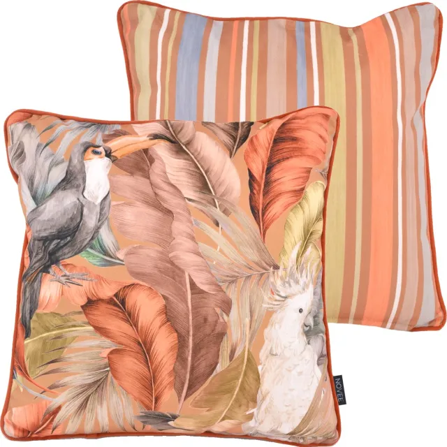 NOVÉE Velvet Noura Roest Kussenhoes | Fluweel/Polyester | 45 x 45 cm