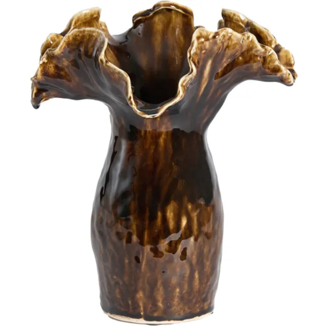 Light & Living Vaas VIVEIRO - Bruin - 35.5x28x42 cm