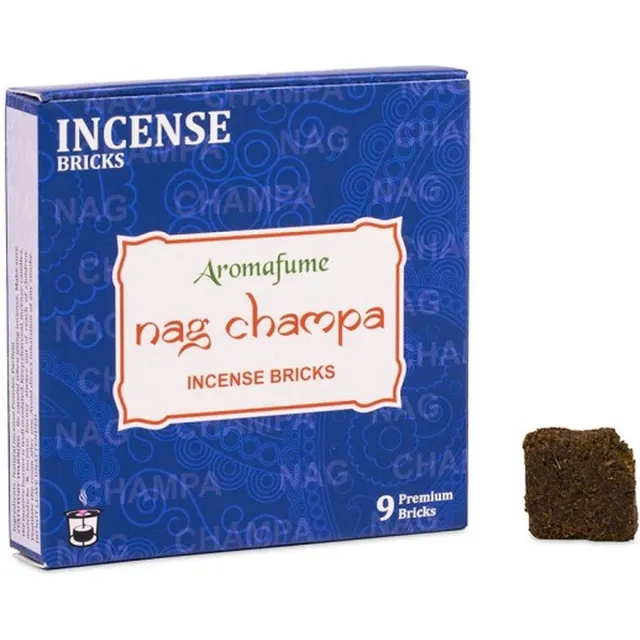Yogi & Yogini naturals Aromafume Wierookblokjes Nag Champa Bruin