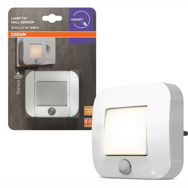 Osram HOMELIGHTING Lunetta Hall Sensor White 4099854532153 LED-nachtlamp Wit