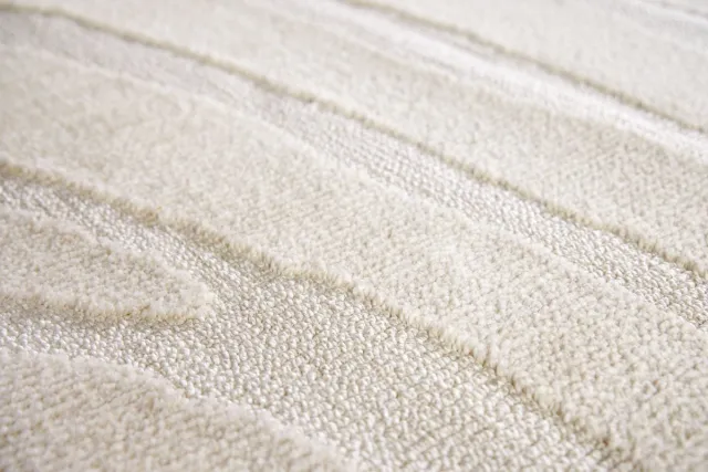 Invicta Interior Design Tapijt WAVE crème beige 3D effect - 43129 Zie omschrijving