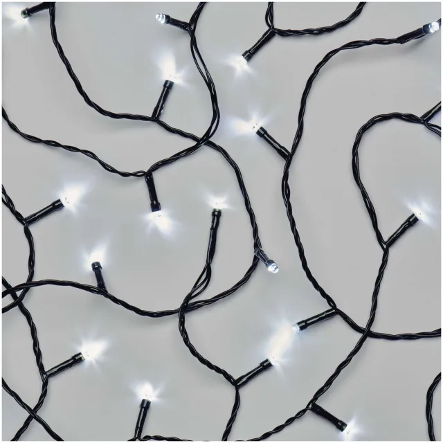 Emos Standaard LED-kerstlichtslinger, 10 m, voor binnen en buiten, koudwit, D1AC03