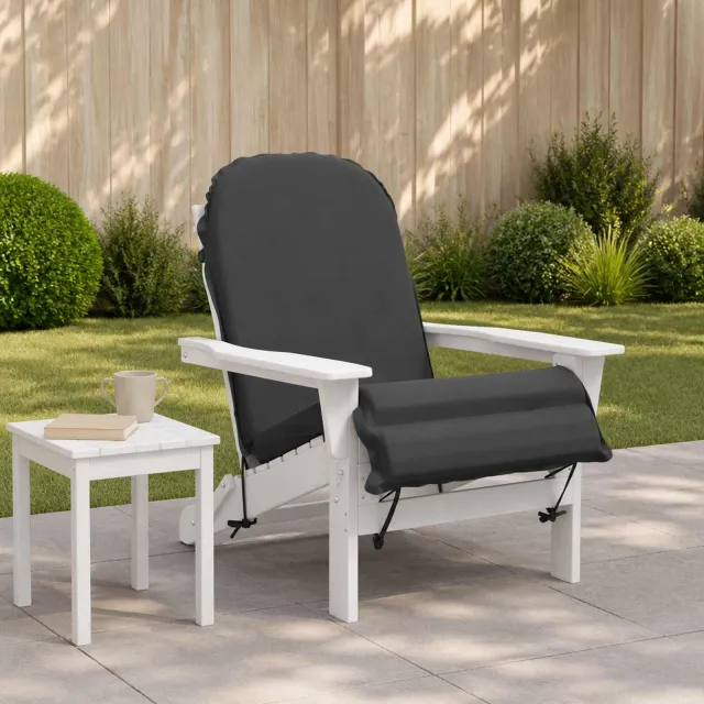 vidaXL Adirondack stoelkussen GEMERT 100% Polyester Antraciet