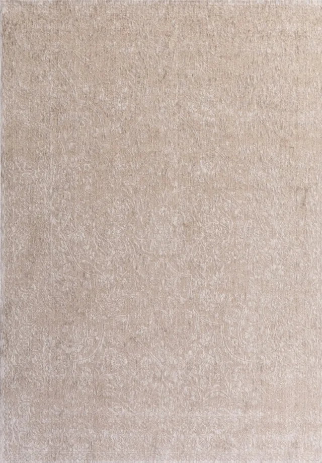 Acsento Heritage Ivory Vloerkleed - 240 x 340 cm - Ivoor,Beige - Rechthoekig - Polyester - Woonkamer, Eetkamer, Slaapkamer - Medaillon - Klassiek, Vintage