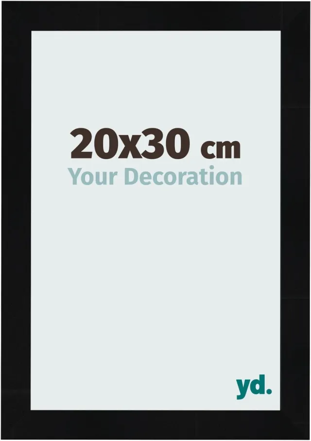 yd. Your Decoration - Fotolijst 20x30 cm - MDF - Zwart Hoogglans - Pisa