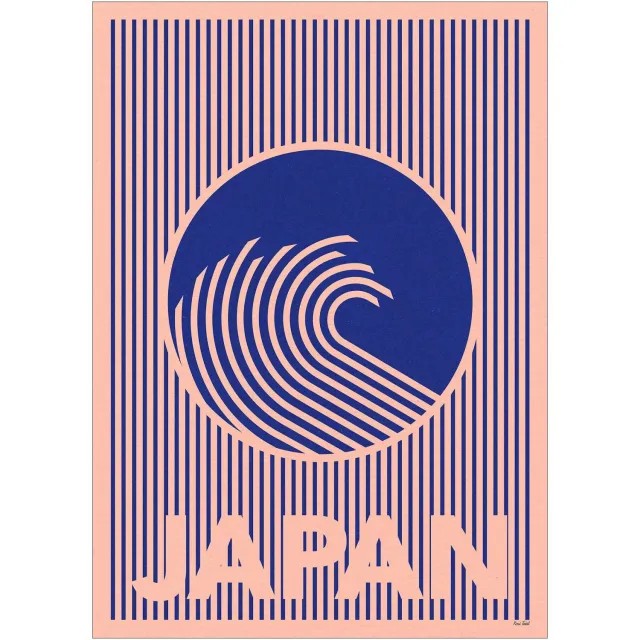 Poster & Frame Poster - PSTR Studio - Rosi Feist - Great wave of Japan (30 x 40 cm cm)