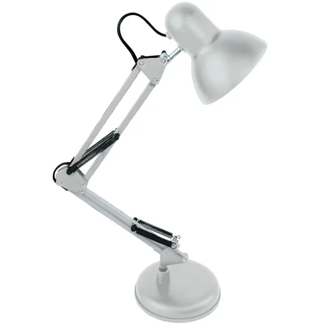 Avide LED Bureaulamp - Klassiek en Industrieel - max 60W - E27 Fitting - 100-240V - Wit