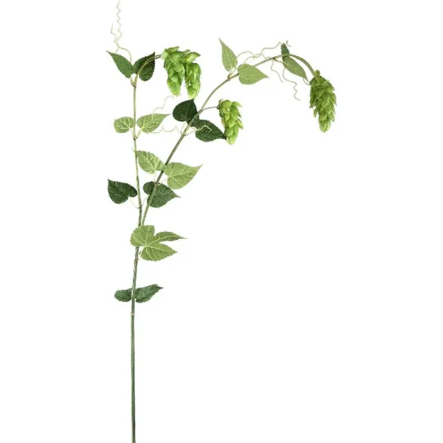 PTMD COLLECTION PTMD Kunsttak Hops Spray - 50x92x146 cm - Plastic - Groen