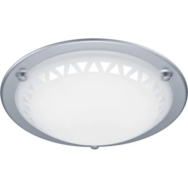 Trio PACCO Plafondlamp 1x10W 3000K Wit Titanium LED 677111087