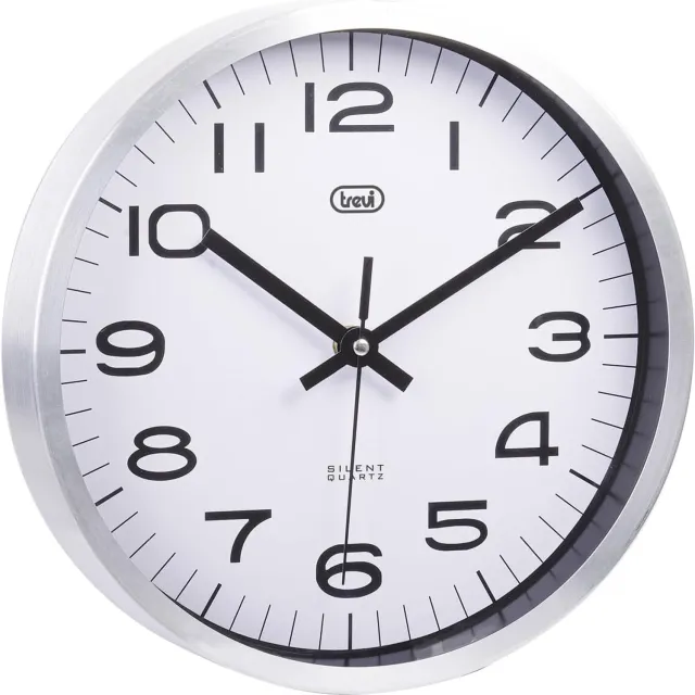 Trevi Metal Wandklok 25cm - Stijlvol & Stil