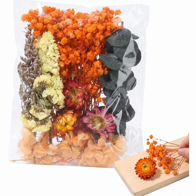 Famanu Decoratieve gedroogde bloemen set voor epoxy, kaarsen en geschenken