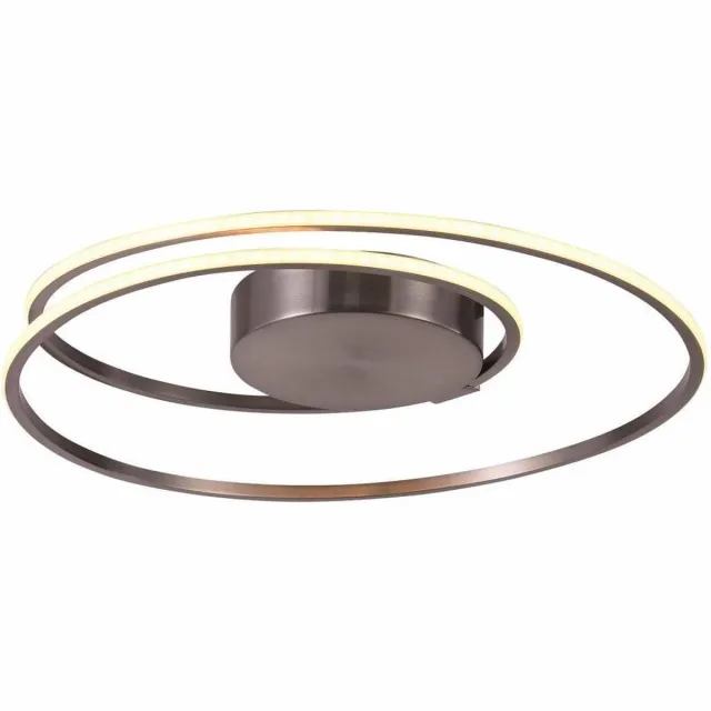 Freelight Ophelia LED plafondlamp rond rvs 3-step dimbaar - Modern - Freelight - 2 jaar garantie Mat chroom