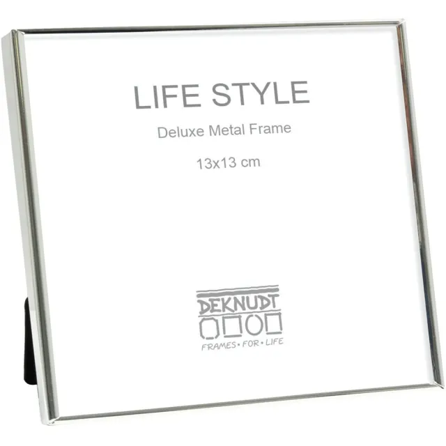 Deknudt Frames fotolijst S58MS1 - zilver - metaal - 13x13 cm