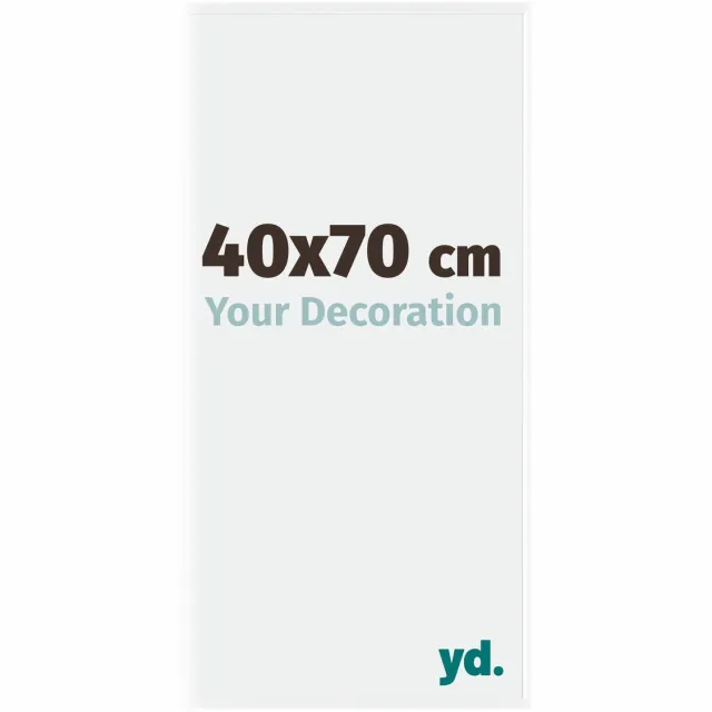 yd. Your Decoration - Fotolijst 40x70 cm - Kunststof - Wit Hoogglans - Evry