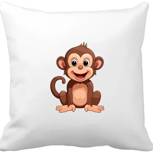 Akyol apen Kussen hoes - Aap - dieren liefhebbers - dierentuin - dieren - 40 bij 40 cm Multicolor