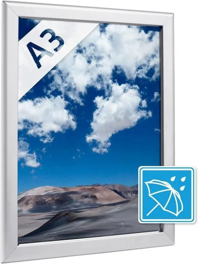 B Base 2PACK Kliklijsten waterdicht 32 mm verstek profiel Waterproof A3 aluminium