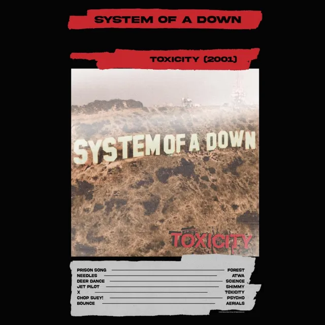 Razamataz System of a Down - Toxicity - Textielposter