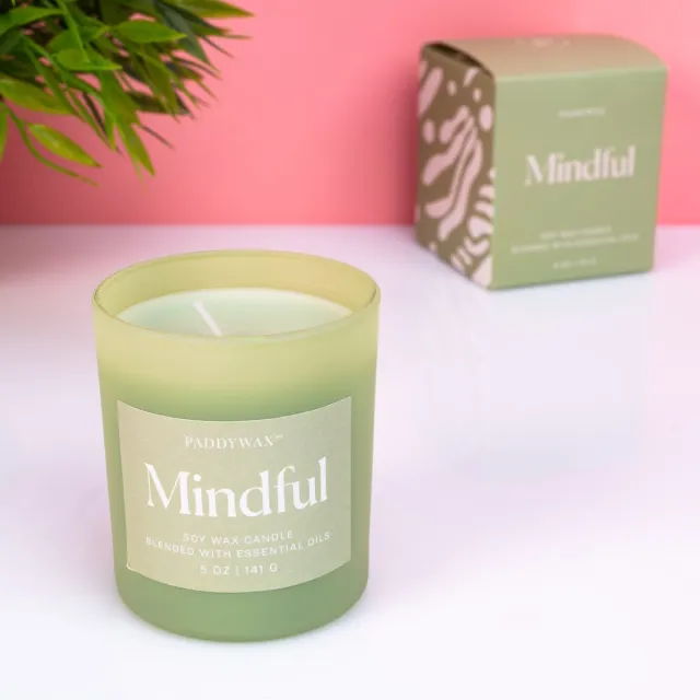 Paddywax Wellness Geurkaars - Mindful (groen) van Paddywax