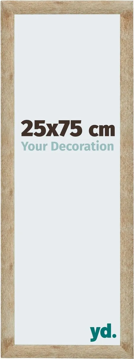 yd. Your Decoration - Fotolijst 25x75 cm - MDF - Goud - Catania