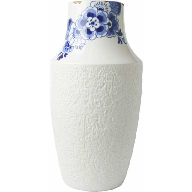 Heinen Delfts Blauw Vaas Blauw Bloesem - Porselein - 30 cm Delfts blauw