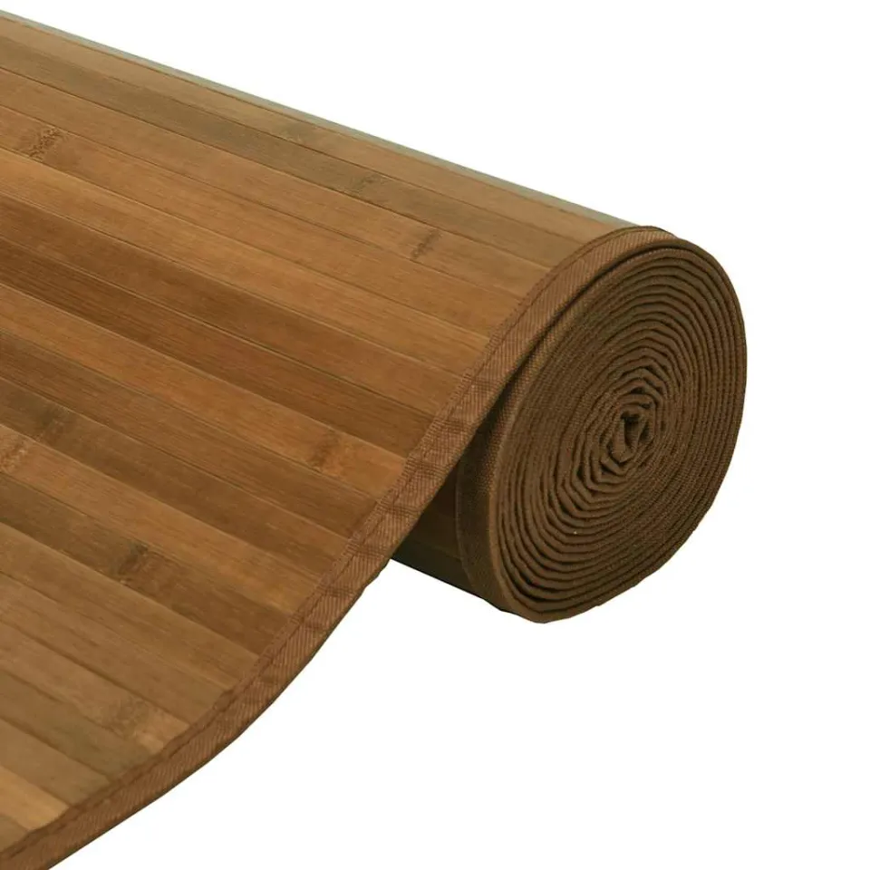 vidaXL Vloerkleed rechthoekig 60x300 cm bamboe bruin, foto 4