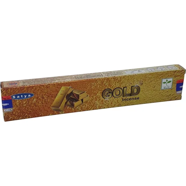 Satya Wierookstokjes Satya Gold (los pakje van 15 gram) Goud