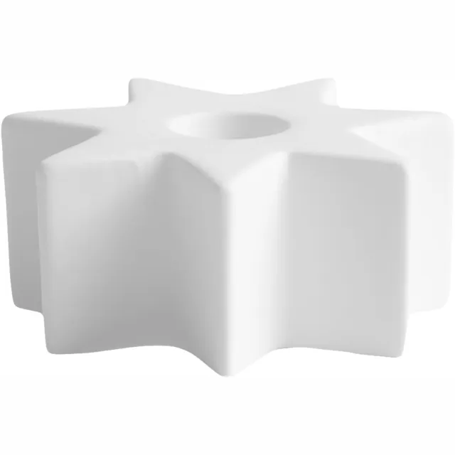 Uyuni Piffany Copenhagen Lighting Uyuni Lighting -Kandelaar in de Stervorm - Nordic White - Porselein Wit