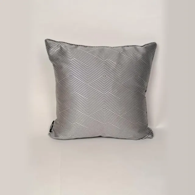 Madison Home Madison sierkussen 40x40cm Salina Silver Grijs