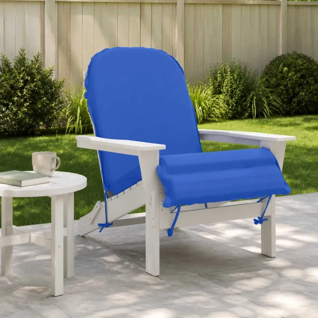 vidaXL Adirondack stoelkussen GEMERT 100% Polyester Koninklijk Blauw