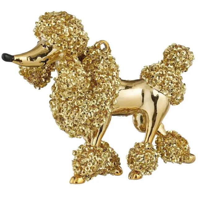 Mica Decorations ornament poedel - goud