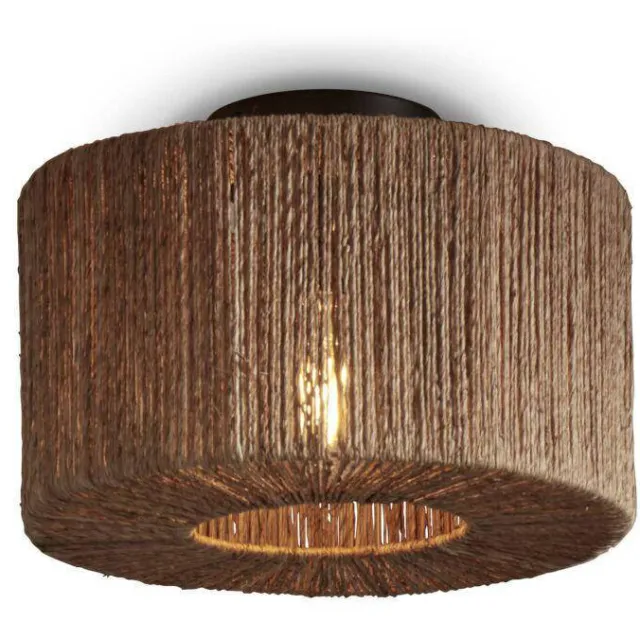 Good&Mojo plafondlamp IGUAZU (Ø30 cm) Naturel