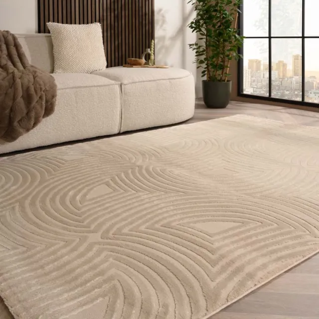 TrueWeave Scandinavisch vloerkleed - Serene Myra beige 140x200