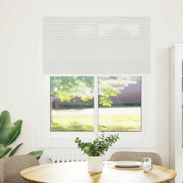 vidaXL Plissé rolgordijn 110x150 cm stofbreedte 109,4 cm polyester Grijs
