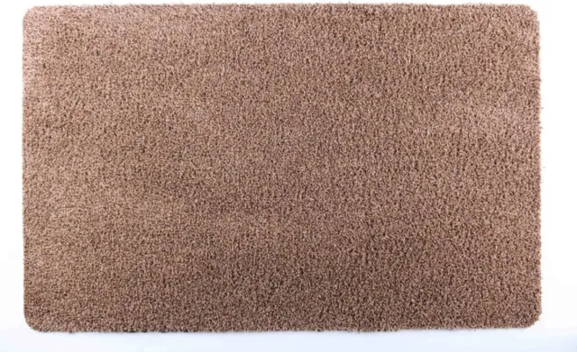 CleanWalk droogloopmat - 60x100 cm - katoen - beige 861 - PVC backing
