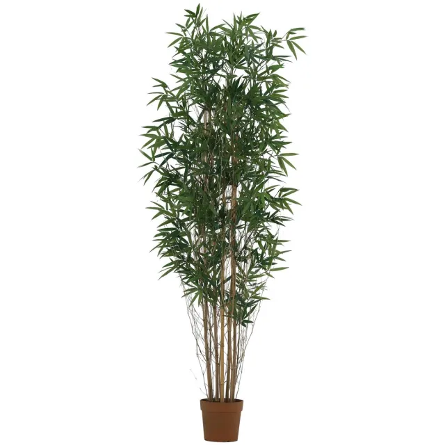 Florafy Kunstplant Bamboe 210cm - Kunstplanten voor binnen - Onderhoudsvrij Groen