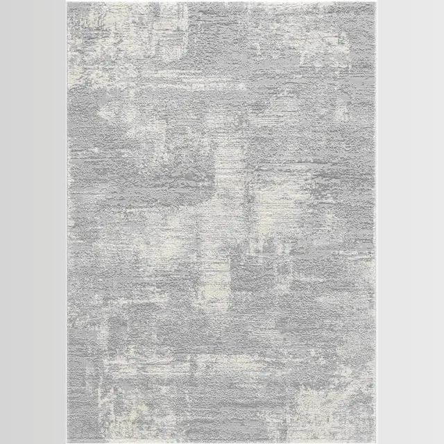 Unyqoos Vintage Look kortpolig vloerkleed in grijstinten voor woonkamer en slaapkamer